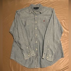 Vintage polo Ralph Lauren large denim shirt